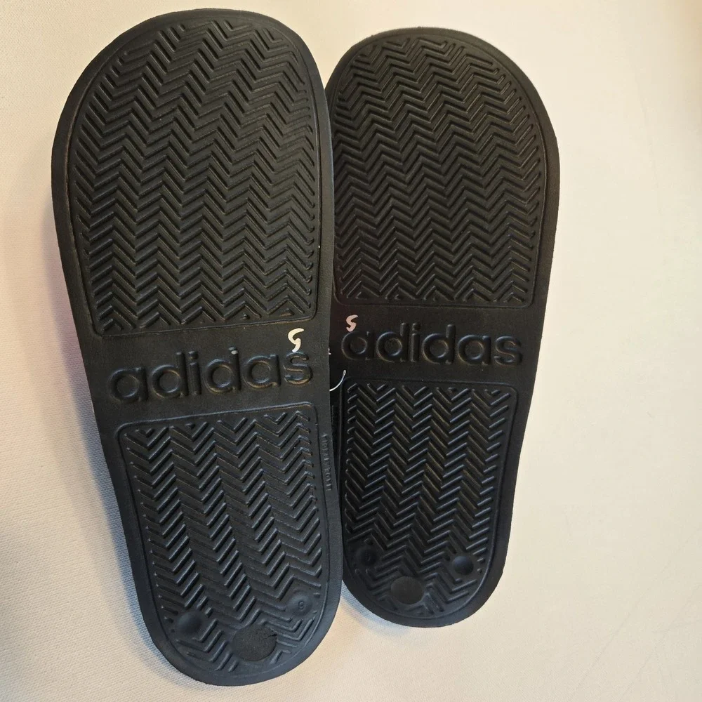 Adidas Womens Adilette Pool Shower Slides Pink Orange Size‎ 10 - Picture 5 of 7